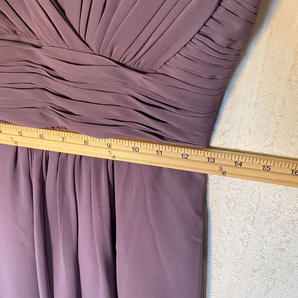 D'Zage Lilac Bridesmaid Dress Size 6 - Picture 9 of 10